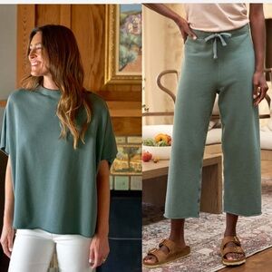 Frank & Eileen Audrey Capelet + Catherine Favorite Sweatpant Rosemary - Size Lg